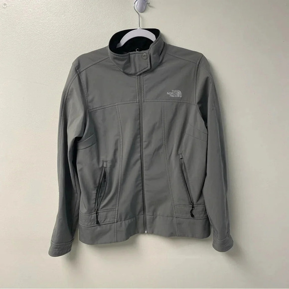 The North Face Gray Softshell Apex Jacket Size Large‎ - Picture 1 of 7